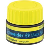 [166005] Schneider Station de recharge Maxx 660 jaune pour Surligneur JOB