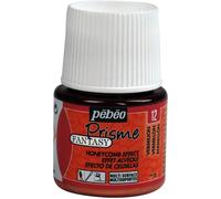 [166012] Pébéo Flacon 45ml Peinture Fantasy Prisme à effet alvéolé VERMILLON