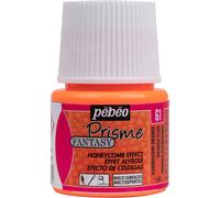 [166061] Pébéo Flacon 45ml Peinture Fantasy Prisme à effet alvéolé ORANGE FLUO
