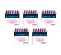 [166128-5] Schneider Lot de 5 Cartouches d'encre Lilac Boîte 6 pièces
