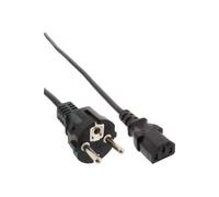 16651e câble dalimentation fiche secteur droite vers connecteur type c13 noir 3 m