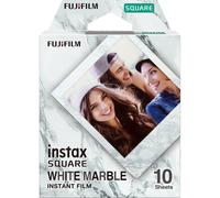 [16656473] Fujifilm Pack 10 Films Instax Square White marble 86x72mm