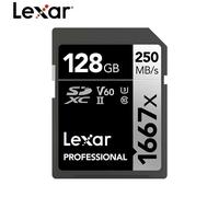 ( 1667X-128GB) Lexar carte SD classe 10 V10 V30 V60 V90 U3 UHS-II 32GB 64GB 128GB 256GB 512GB SDHC SDXC haute vitesse 4K 8K carte mémoire pour appareil photo