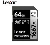 (1667X-64GB) Lexar carte SD classe 10 V10 V30 V60 V90 U3 UHS-II 32GB 64GB 128GB 256GB 512GB SDHC SDXC haute vitesse 4K 8K carte mémoire pour appareil photo