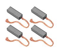 16770206 Balais de Charbon de Moteur, Jeu de 4 Brosses | Remplacement alternateur, amélioration des performances moteur, conductivité élevée, utilisation sur générateurs