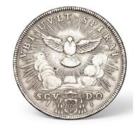 168 Pièce de Monnaie Ancienne Italienne, Monnaies Antiques Italien, Collection de pièces Monnaies Argent Or française, Piece Monnaie napoléon pour collectionneur (1758 Papal States Scudo)