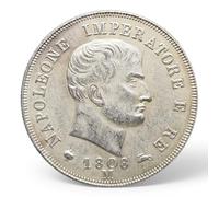 168 Pièce de Monnaie Ancienne Italienne, Monnaies Antiques Italien, Collection de pièces Monnaies Argent Or française, Piece Monnaie napoléon pour collectionneur (1808 Napoleon l 2 Lit.)