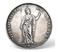 168 Pièce de Monnaie Ancienne Italienne, Monnaies Antiques Italien, Collection de pièces Monnaies Argent Or française, Piece Monnaie napoléon pour collectionneur (1848 Lombardia 5 Lit.)