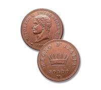 168 Pièce de Monnaie Ancienne Italienne, Monnaies Antiques Italien, Collection de pièces Monnaies Argent Or française, Piece Monnaie napoléon pour collectionneur (Napoleon Soldo 1812)