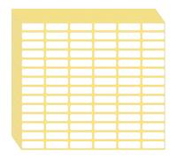 1680 pièces étiquettes blanches mates vierges autocollantes petites étiquettes adhésives étiquettes de prix amovibles pour bocaux boîtes enveloppes dossiers école bureau maison (10 x 20 mm)
