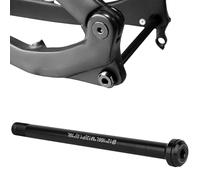 168mm Alliage D'aluminium Axe Traversant pour Vélo de Route, Moyeux Avant de Vélo à Axe Traversant Axe Traversant pour Roue Arrière de Vélo 12mm pour Cadre à Pas de Filetage 142x12mm 1,0
