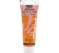 [169-032] Pébéo Tube 250ml Peinture Studio Acrylique Haute Viscosité Orange C...