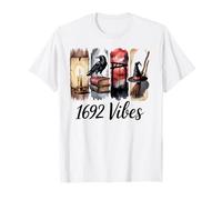 1692 : procès de sorcières de Vibes Salem, Style Gothique Historique T-Shirt