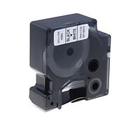 16960 S0718070 Ruban 19 mm 5,5 m blanc Couleur du dessin : noir DYMO