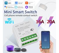 16A 20A Tuya WiFi commutateur intelligent contrôle bidirectionnel Mini disjoncteur intelligent fonctionne avec la vie intelligente Alexa Google Home Alice 20A