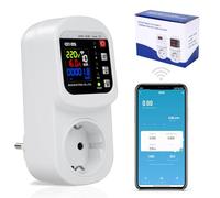 16A wifi Prise intelligente Compteur électrique Pour prise de courant Mesureur de courant Prise Protection contre les surtensions Prise Courant Dispositif de protection contre les fuites.