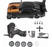 16A04, 1/16 RC Drift Auto, simulateur à 4 rayons, avec lumière LED, RC Auto Spielzeug, pour les enfants de 6 ans et plus