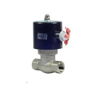 16bar High Temperature 2 Way Water Steam Solenoid Valve For Hot Water 1/2 3/4 Orifice 17mm US-15/20 Normal Close Stainless Valve(3/4",AC220V)