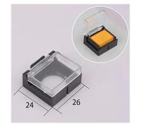16button protective cover switch button accessories accessories button dust cover opening 16mm NWPNLXEA(11)
