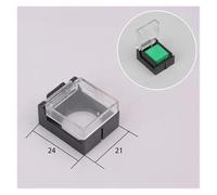 16button protective cover switch button accessories accessories button dust cover opening 16mm NWPNLXEA(10)