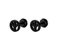 16g Signe de paix minuscule petites boucles d'oreilles à étalons pour femmes hommes cartilage tragus mignon mignon sage en acier inoxydable simple petit mini étalon