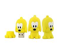 16GB Animal Chien Forme clé USB u Disque USB 2.0 données Disque Flash USB mémoire Pen Dispositif de Stockage Stockage Externe - clé USB Flash Disk (Le Jaune)