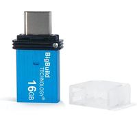 16GB Blue Dual Drive Type C OTG USB Memory Stick Compatible with Xiaomi Poco F2 Pro,Poco F3,Poco M2,M2 Pro,M2,M3 Mobile