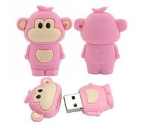 16GB Cartoon 12 Animaux symboliques Clef USB u Disque USB 2.0 données Disque Flash USB mémoire Pen Dispositif de Stockage Stockage Externe - clé USB Flash Disk Disque USB (Singe)