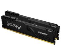16GB Fury Beast DDR4-3200 PC4-25600 UDIMM RAM Kit (2x 8GB) - Kf432c16bbk2/16