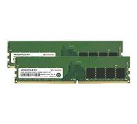 Transcend JetRAM - DDR4 - kit - 16 Go: 2 x 8 Go - DIMM 288 broches - 3200 MHz / PC4-25600 - CL22 - 1.2 V - mémoire sans tampon - non ECC G
