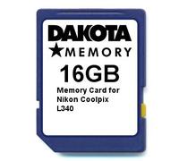 16GB Memory Card for Nikon Coolpix L340