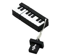 16GB Modèle de Piano USB 3.0 Flash Drive Flash Drive 3.0 Thumb Drive USB Jump Drive Memory Stick Zip Drive U Disk USB 3.0 Stick USB Disk USB Flash Memory Clé USB - Noir
