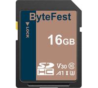 16GB SD Card, SDHC Memory Cards UHS-1 Class 10, A1, U3, V30, Full HD Video, for Camera, DSLR, Professional Photographer