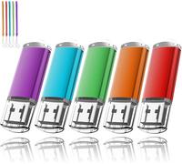 16GB USB 3.0 Flash Drive 5pcs Multicolor USB Flash Drive