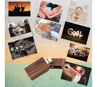 16GB Wooden USB 3.0 Flash Drive Set of 2, 16GB 3.0 Super-Speed USB Flash Drive 16 GB Elegant USB Flash Drive Thumb Drive Business Gift or Gift for Friends,Black Walnut