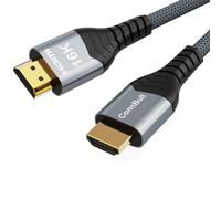 16K 10K 8K Câble HDMI 2.2 96Gbps 3m Ultra Haute Vitesse Support 16K 60Hz 8K 240Hz 4K 480Hz HDCP 2.2&2.3 DTS:X Dynamique HDR Dolby Atmos eARC Compatible avec PS5/Moniteur/Roku TV/HDTV/Blu-ray
