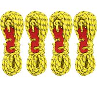 16m Reflective Type Rope Paracord Ropes 3mm Nylon Rope With Rope Tensioner For Outdoor Camping Expansion Rope Paracord Expansion Rope Daring Paracord Rubber Rope Tarpaulin