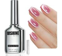 16ml Vernis Gel ?Il De Chat Effet Verre Glacé, Cat Eye Gel Polish Paillettes Holographiques Scintillantes Translucide Soak Off Magnétique Pour Nail Art, Plum Color My402