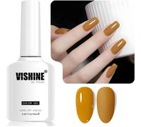 16ml Vernis Gel Semi-Permanent Marigold Yellow Color Vernis À Ongles Gel Soak Off Led Gel Polish Nail Art Designs Manicure Salon Diy At Home Couleur L363 Marigold Glow