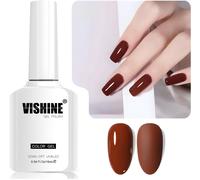 16ml Vernis Gel Semi-Permanent Terracotta Brown Color Vernis ¿¿ Ongles Gel Soak Off Led Gel Polish Nail Art Designs Manicure Salon Diy At Home Couleur L365 Terracotta Sunset