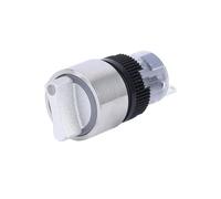 16mm 19mm 22mm 2 or 3 Position Push Button Ring LED Light Illuminated Rotary Selector switch NWPNLXEA(19mm,12V BLUE LED_2 POSITION)