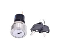 16mm 19mm 22mm Waterproof Metal Rotary Key Selector Switch 2 3 Position Stainless Steel Push Button Lock Switch Latching 1NO1NC NWPNLXEA(16mm,2position(3 pins))