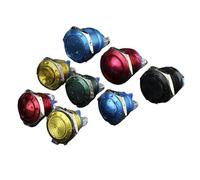 16mm metal button switch full oxidation self reset button inching switch screw foot high flat surface start stop NWPNLXEA(High head face,16MM_RED)