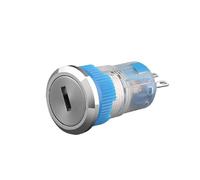 16mm Rotary Button Switch, Three Speed Self-locking and Two Position Key Switch, 11x / 21 Selection Button NWPNLXEA(Open and close)