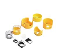 16mm Switch protective cover emergency stop button protective cover elevator emergency stop seat 16 22 size Yuanbao round NWPNLXEA(4)