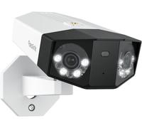 16Mp Caméra Surveillance Poe,Double Objectif Vue Panor À 180°,Suivi Mouvement,Vision Nocturne Couleur,Détection Personne/Véhicule/Animal,Audio Bidirectionnel,Etanche Ip67,Duo 3 Poe