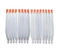 16Pcs Carbon Nylon White Propeller,Compatible for T40/T50 Series CW CCW Folding Propellers Agricultural Drone Accessories(16pcs Normal)