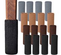 16pcs Chaussette Chaise pour Pieds de Chaise, Chaussettes de Chaise Mobilier en Feutre, Patins Antidérapants pour Convient aux Pieds de Chaise Évitez Les Rayures et Le Bruit, 4 Couleurs