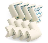 16pcs Coins De Table Protection Bebe avec d’Adhésifs Forts Anti-Collision Mousse Sécurité Enfant Protege Coin Meuble Protégez l'enfant Contre Les Blessures (Blanc)