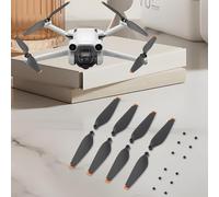 16pcs Hélices De Rechange Pour Dji Mini 4 Pro/3 Pro Lame D'hélice À Faible Bruit Pour Dji Mini 4 Pro/3 Pro Drone Accessoires Exclusifs Tournevis Embouts En Silicone Orange Orange